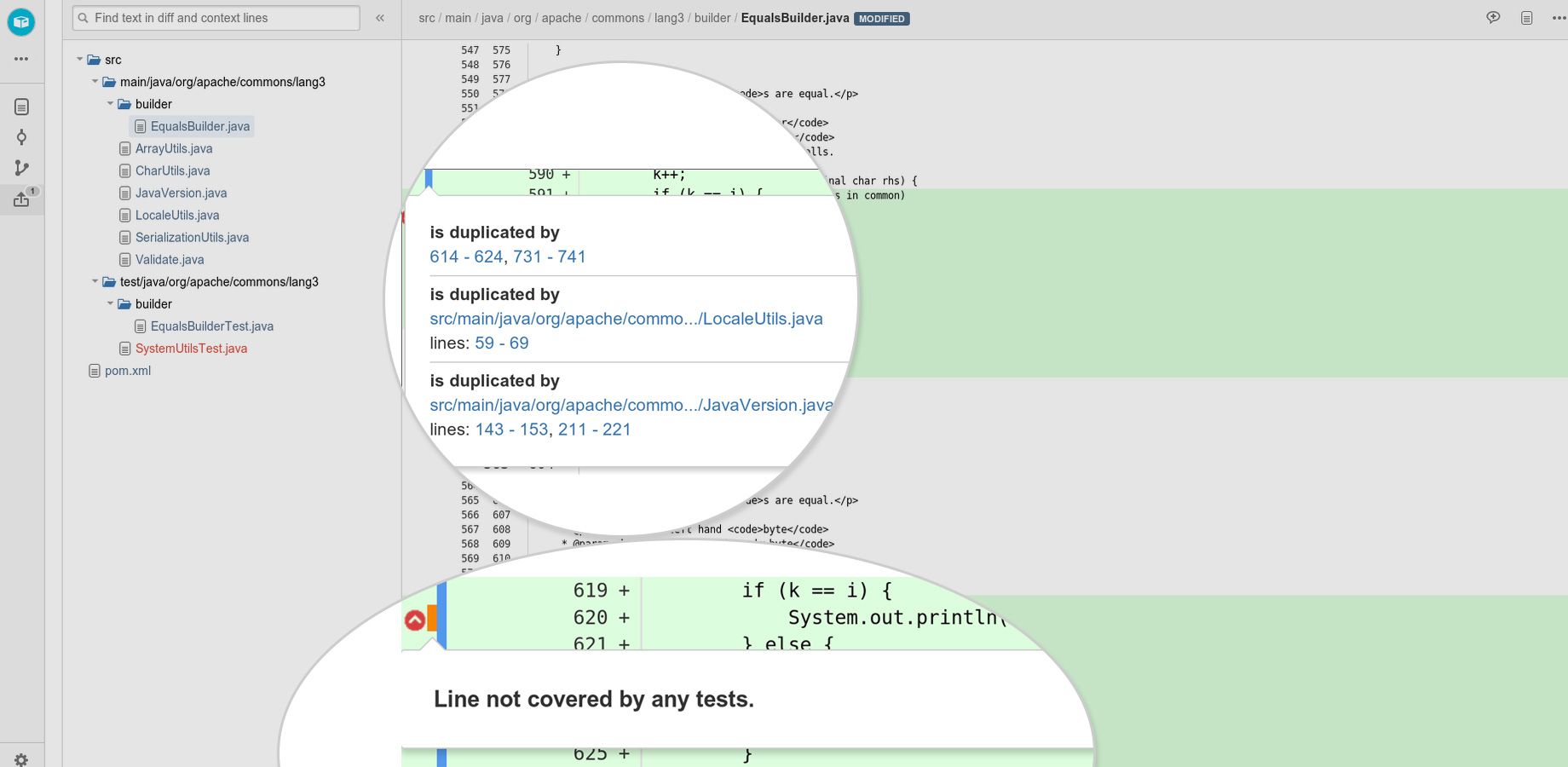 Sonar plugin showing issues in the diff Sonar plugin showing issues in the diff