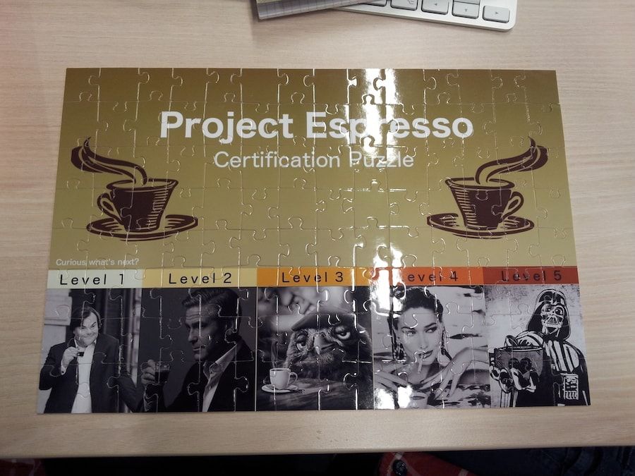 Reality: An actual puzzle Reality: 112 pieces per puzzle