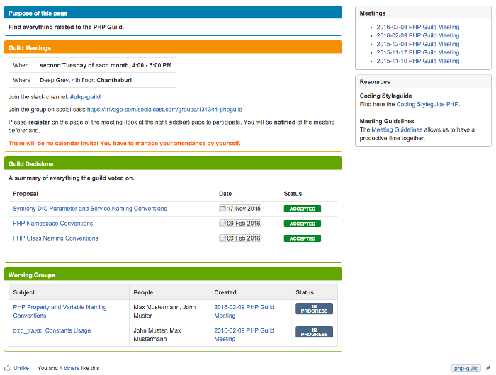 PHP guild Documentation PHP guild Documentation