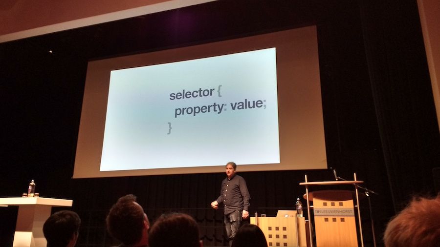 Jeremy Keith on stage Jeremy Keith on stage