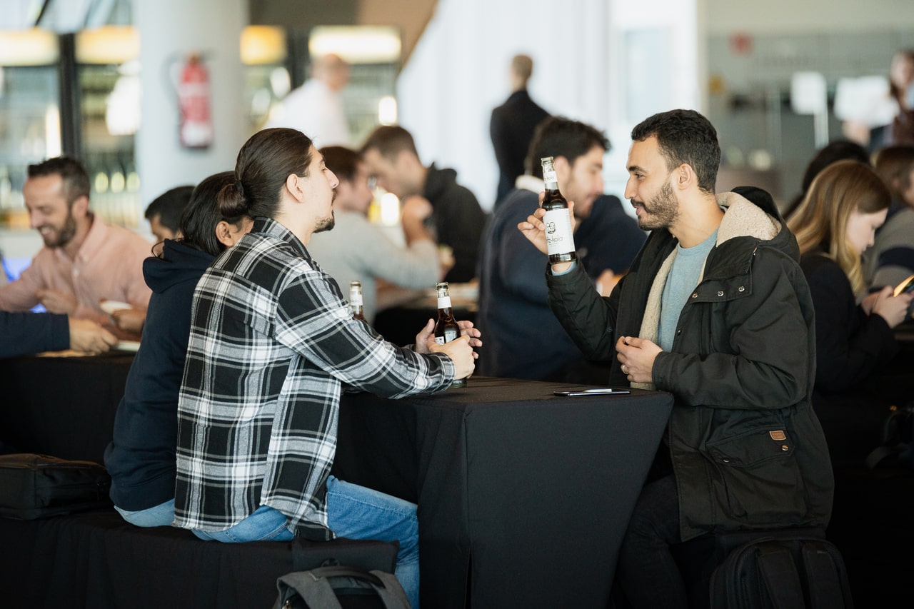 trivago techies enjoying their lunch break